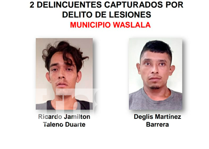 Homicidio, violencia contra la mujer, robos con violencia entre otros delitos es por lo que fueron detenidos 10 personas en el departamento de Matagalpa